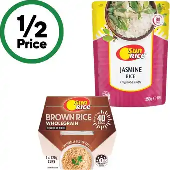 Woolworths SunRice Plain Microwave Rice Cup or Pouch 240-250g offer