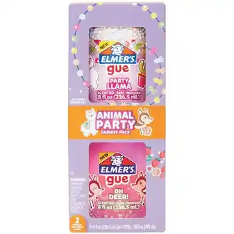 Woolworths Elmer’s Gue Animal Party Variety Pack Premade Slime Pk 2 offer