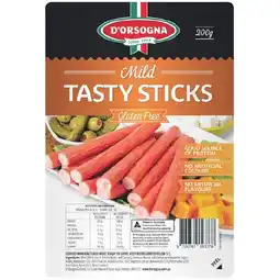 Woolworths D’Orsogna Tasty Sticks 200g – From the Fridge offer