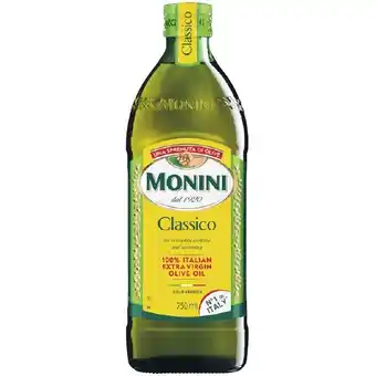 Woolworths Monini Extra Virgin Olive Oil 750ml offer