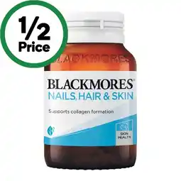 Woolworths Blackmores Nails, Hair & Skin Tablets Pk 120 offer