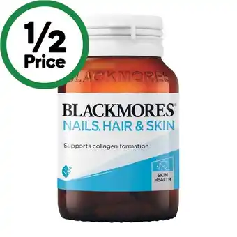 Woolworths Blackmores Nails, Hair & Skin Tablets Pk 120 offer