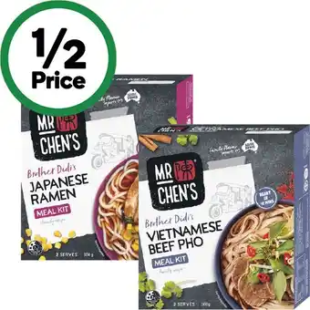 Woolworths Mr Chen’s Meal Kits 259-604g offer