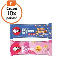 Woolworths BSc Violet Crumble or Chupa Chups Soft Protein Bar 55g offer