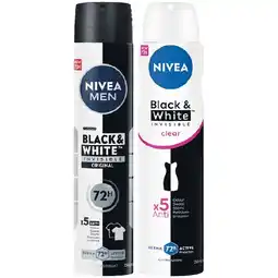 Woolworths Nivea Aerosol Antiperspirant Deodorant 250ml offer