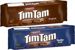 Coles Arnott's Tim Tam Biscuits 165g-200g offer