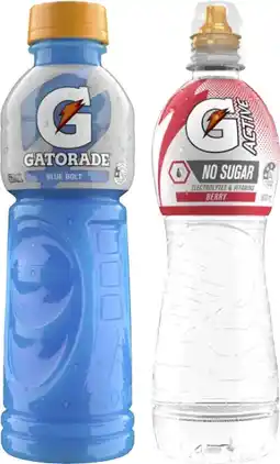 Coles Gatorade Sports Drink or G Active Water 600mL offer