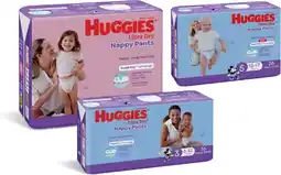 Coles Huggies Ultra Dry Bulk Nappy Pants 24 Pack-36 Pack offer