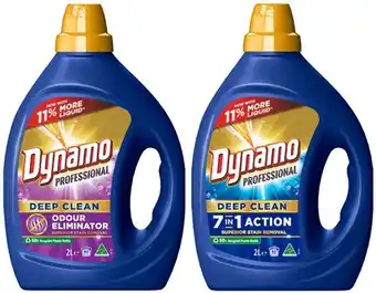 Coles Dynamo Professional Laundry Liquid 2 Litre offer