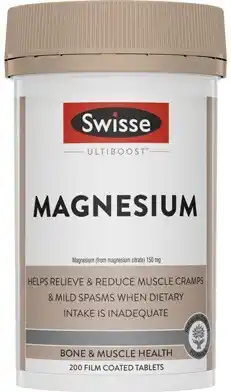 Coles Swisse Ultiboost Magnesium Tablets 200 Pack^ offer