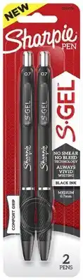 Coles Sharpie S-Gel Pens Black 2 Pack offer