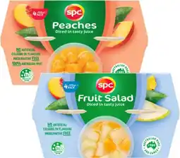 Coles SPC Fruit Snack Cups 4x120g offer