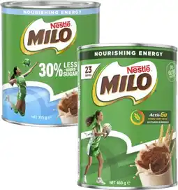 Coles Nestlé Milo 395g-460g offer