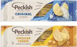 Coles Peckish White Rice Crackers 90g offer