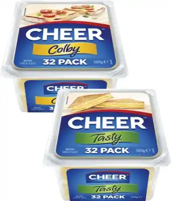 Coles Cheer Cheese Slices 500g offer