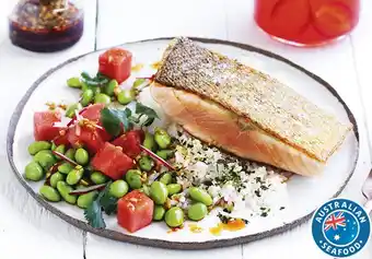 Coles Coles Tasmanian Fresh Salmon Portions Skin On offer