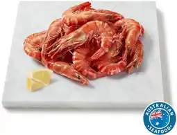 Coles Coles Australian Thawed Cooked Extra Large Black Tiger Prawns offer