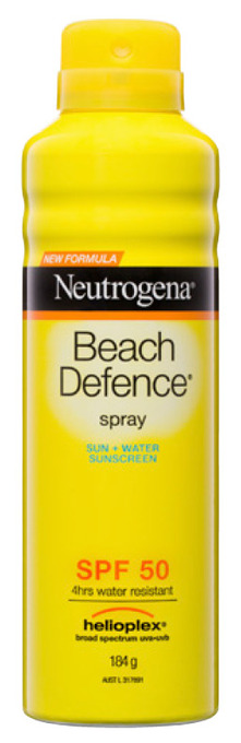 Neutrogena beach defence sunscreen spray 184g