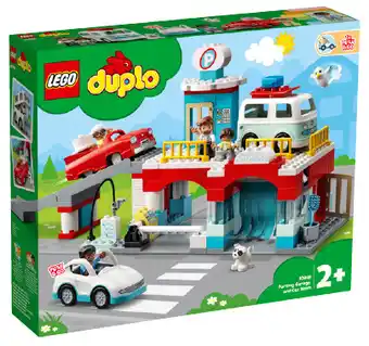 Lego duplo parking garage and car wash 10948
