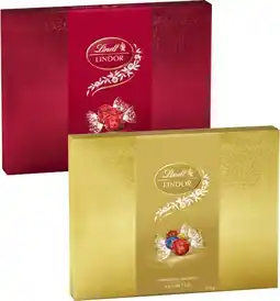 Coles Lindt Lindor Gift Box 232g-235g offer