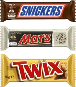 Coles Mars Chocolate Bar 30g-56g offer