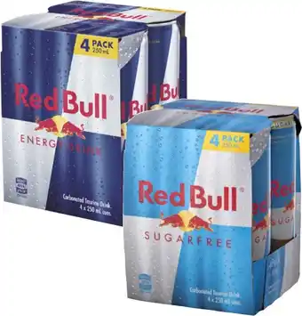 Coles Red Bull Energy Drink 4x250mL offer