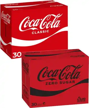 Coles Coca-Cola Soft Drink 30x375mL offer