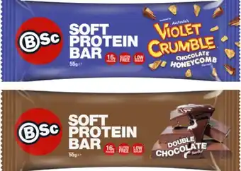 Coles BSc Bodyscience Soft Protein Bar 55g offer