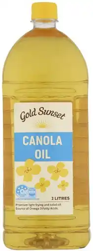 Coles Gold Sunset Canola Oil 2 Litre offer