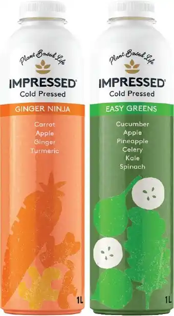 Coles Impressed Cold Pressed Juice 1 Litre offer