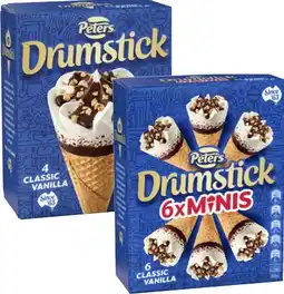 Coles Peters Drumstick 4 Pack-6 Pack 475mL-490mL offer