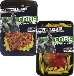 Coles Core Powerfoods Frozen Meal 350g offer