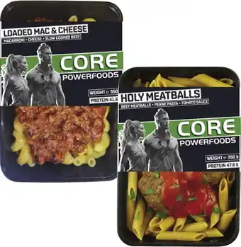 Coles Core Powerfoods Frozen Meal 350g offer