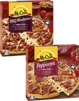 Coles McCain Family Pizza 490g-500g offer