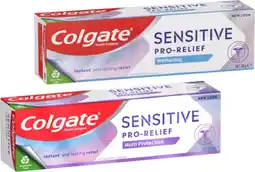 Coles Colgate Sensitive Pro Relief Toothpaste 110g offer