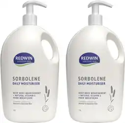 Coles Redwin Sorbolene Moisturiser 1.1 Litre offer