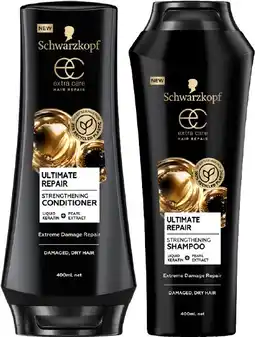 Coles Schwarzkopf Extra Care Shampoo or Conditoner 400mL offer