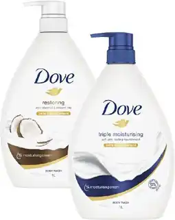 Coles Dove Body Wash 1 Litre offer