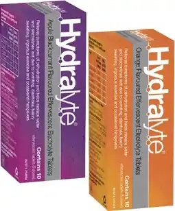 Coles Hydralyte Effervescent Tablets 10 Pack^ offer