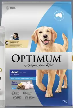 Coles Optimum Dry Dog Food 7kg offer