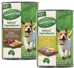 Coles Nature's Gift Dog Food 700g offer