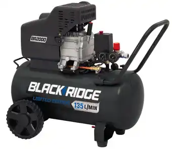 SuperCheap Auto Blackridge matt black 2.5hp air compressor offer