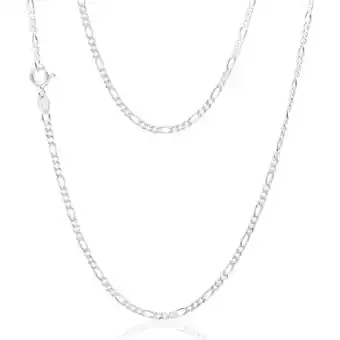 Shiels Sterling Silver Figaro 50cm Chain offer