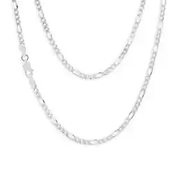 Shiels Sterling Silver Figaro 1:3 Dicut Chain 45cm offer