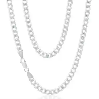 Shiels Sterling Silver Curb Heavy 150 Gauge 50cm Chain offer