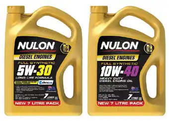 SuperCheap Auto Nulon 7l full synthetic diesel engine oils offer