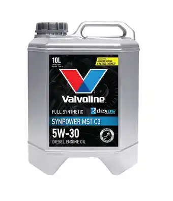 SuperCheap Auto Valvoline full synthetic 10l synpower engine oils - mst c3 5w-30 offer