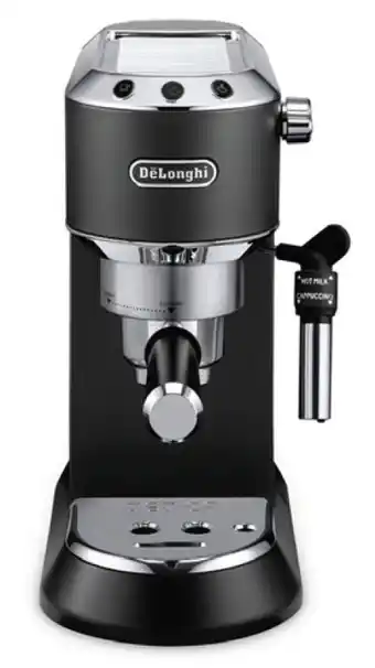 Bing Lee Delonghi dedica black pump espresso machine offer