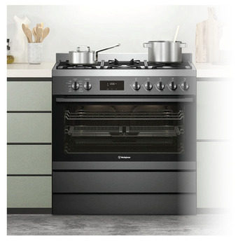Bing Lee Westinghouse 90cm dual fuel freestanding cooker offer