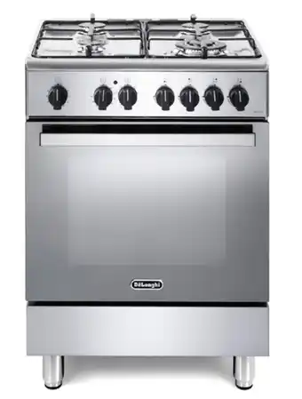Bing Lee Delonghi 60cm dual fuel freestanding cooker offer